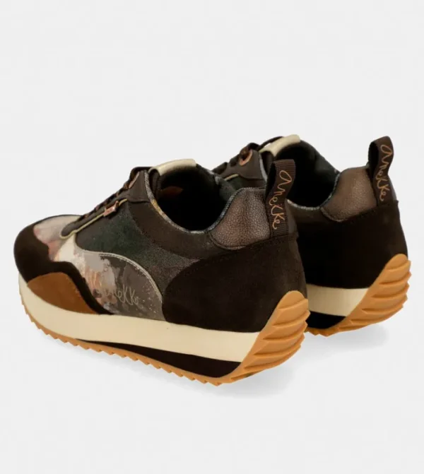 Anekke Deportivo Estampado Marron Palette | Zapatos