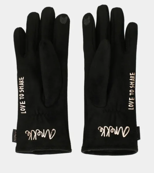 Anekke Guantes Interior Forrado Negro | Guantes