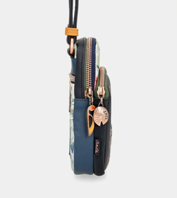 Anekke Mini Bandolera Azul Marino Nature Pachamama | Bolsos De Fiesta
