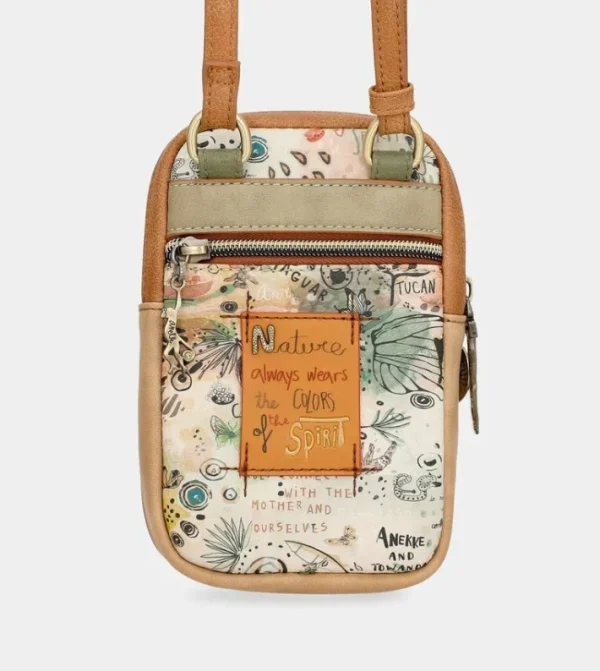 Anekke Mini Bandolera Con Bolsillo Amazonia | Bolsos De Fiesta
