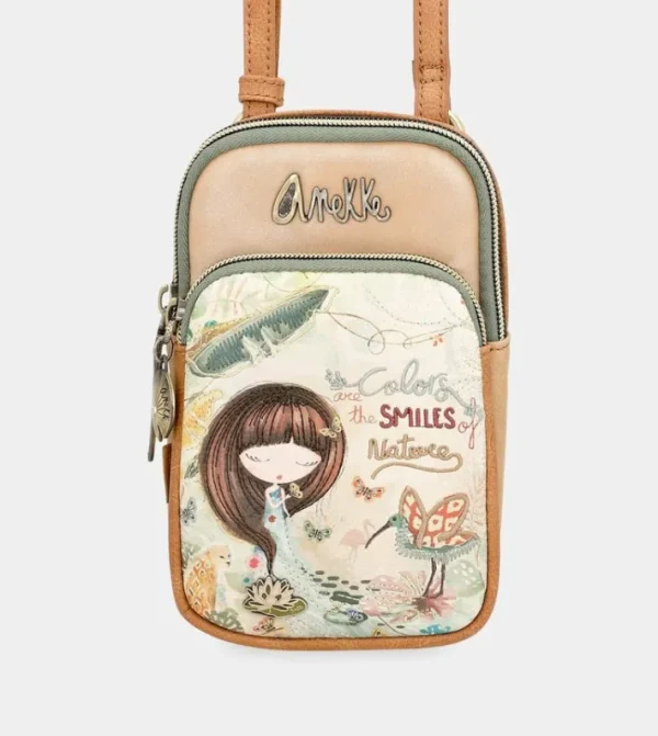 Anekke Mini Bandolera Con Bolsillo Amazonia | Bolsos De Fiesta