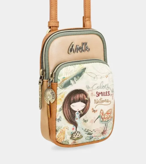 Anekke Mini Bandolera Con Bolsillo Amazonia | Bolsos De Fiesta