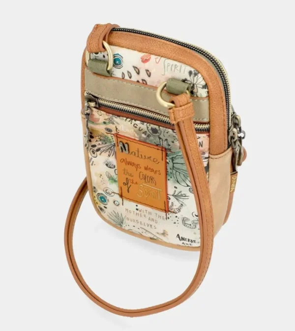 Anekke Mini Bandolera Con Bolsillo Amazonia | Bolsos De Fiesta