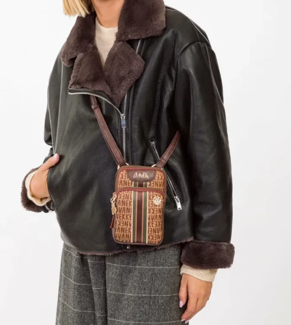 Anekke Mini Bandolera Con Bolsillo Frontal Urban | Bolsos De Fiesta