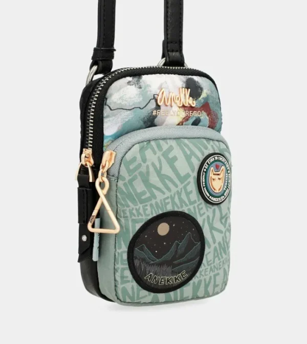 Anekke Mini Bandolera Con Bolsillo Nature Woods | Bolsos De Fiesta