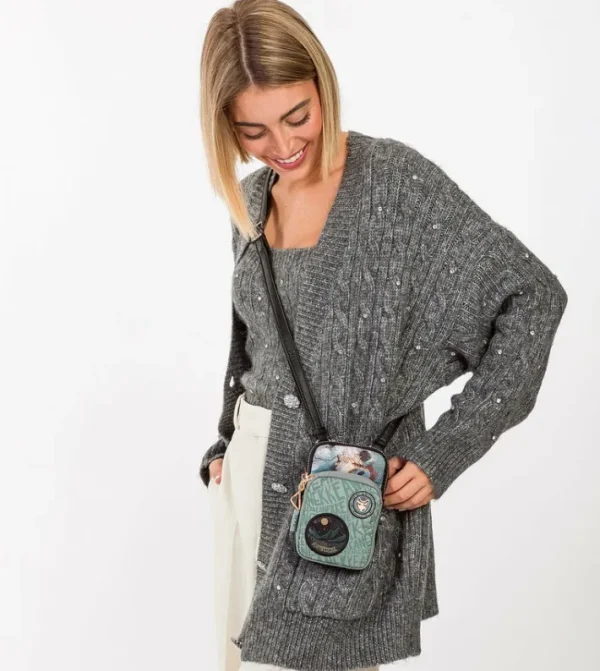 Anekke Mini Bandolera Con Bolsillo Nature Woods | Bolsos De Fiesta