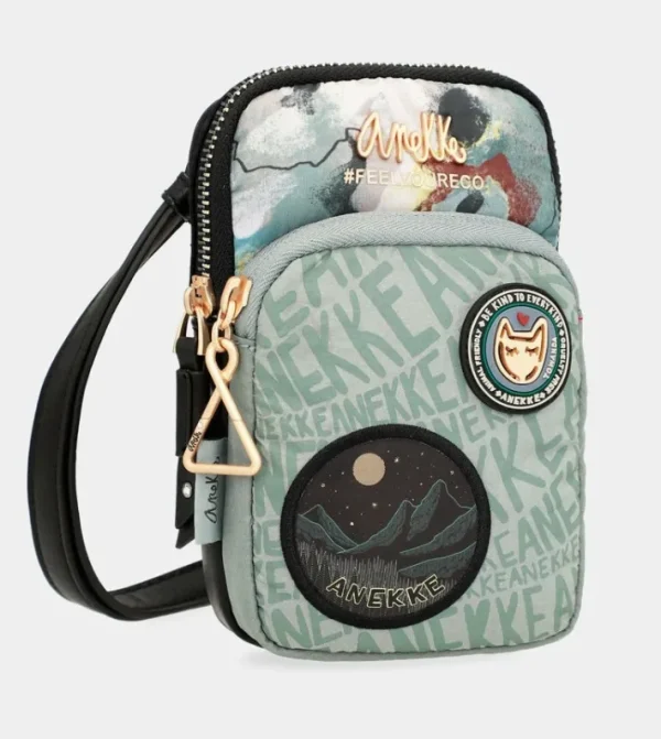 Anekke Mini Bandolera Con Bolsillo Nature Woods | Bolsos De Fiesta