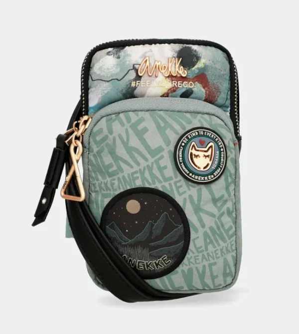 Anekke Mini Bandolera Con Bolsillo Nature Woods | Bolsos De Fiesta