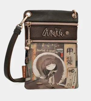 Anekke Mini Bandolera Doble Compartimento Shoen | Bolsos De Fiesta