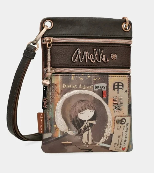 Anekke Mini Bandolera Doble Compartimento Shoen | Bolsos De Fiesta
