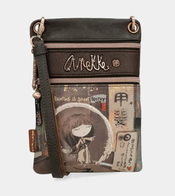 Anekke Mini Bandolera Doble Compartimento Shoen | Bolsos De Fiesta