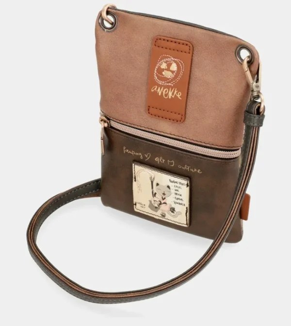Anekke Mini Bandolera Doble Compartimento Shoen | Bolsos De Fiesta