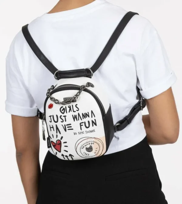 Anekke Mini Mochila Blanca Energy | Mochilas Y Sacos