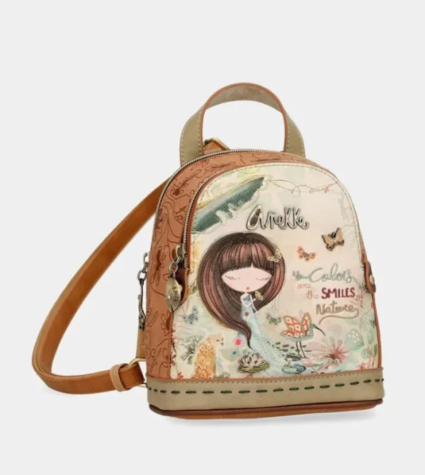 Anekke Mini Mochila Dos Compartimentos Amazonia | Mochilas Y Sacos