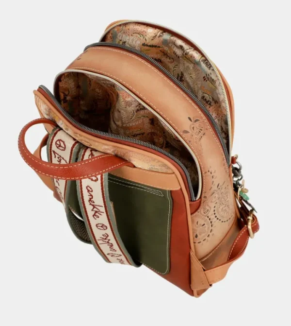 Anekke Mochila 2 Compartimentos Flowers | Mochilas Y Sacos