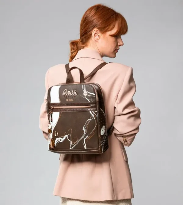 Anekke Mochila 2 Compartimentos Marron Nature Shodo | Mochilas Y Sacos