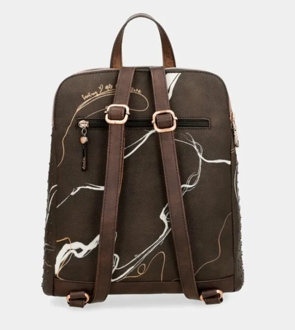 Anekke Mochila 2 Compartimentos Marron Nature Shodo | Mochilas Y Sacos