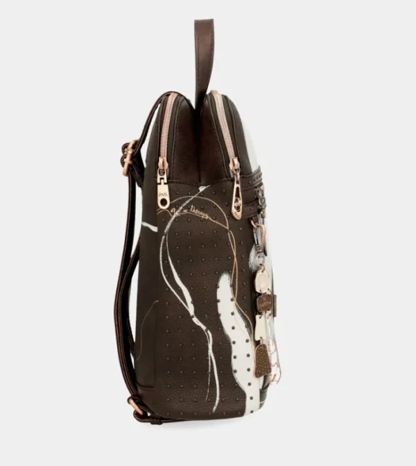 Anekke Mochila 2 Compartimentos Marron Nature Shodo | Mochilas Y Sacos