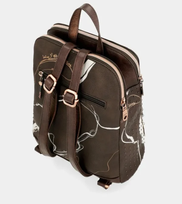 Anekke Mochila 2 Compartimentos Marron Nature Shodo | Mochilas Y Sacos