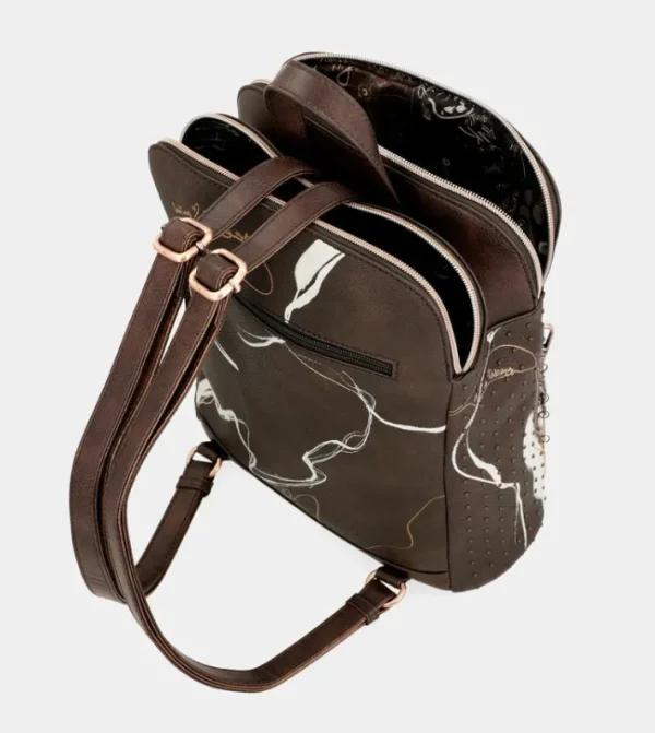 Anekke Mochila 2 Compartimentos Marron Nature Shodo | Mochilas Y Sacos