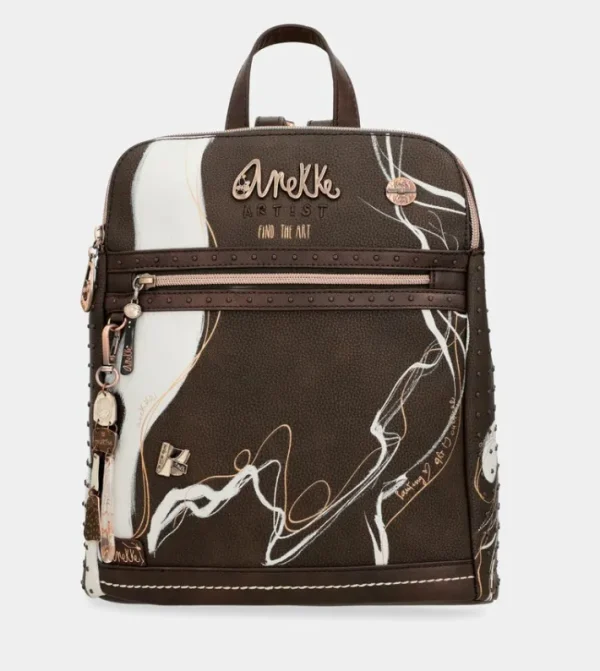 Anekke Mochila 2 Compartimentos Marron Nature Shodo | Mochilas Y Sacos