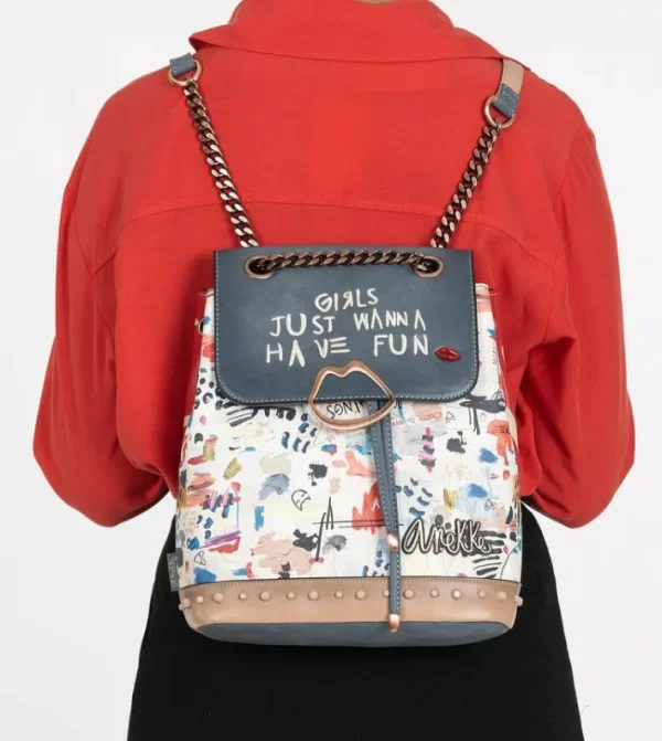 Anekke Mochila Con Solapa Fancy | Mochilas Y Sacos