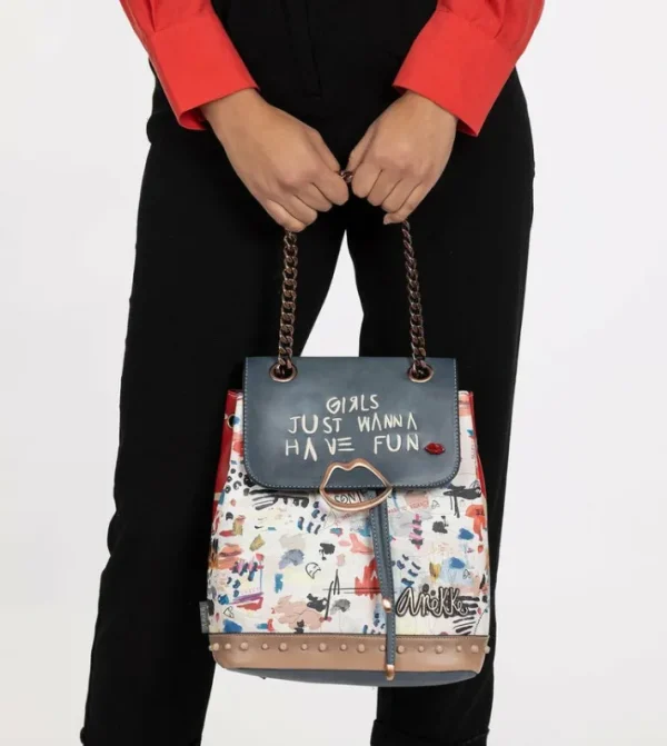 Anekke Mochila Con Solapa Fancy | Mochilas Y Sacos