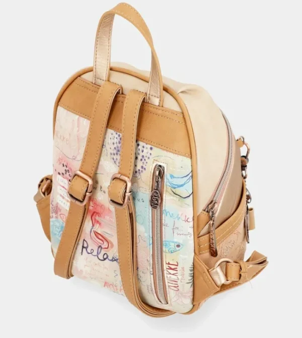 Anekke Mochila De Paseo Ovalada Mediterranean | Mochilas Y Sacos