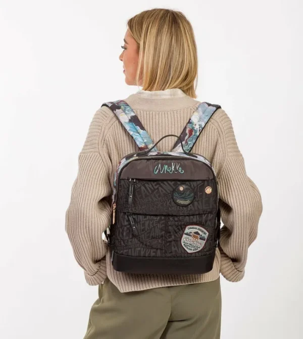 Anekke Mochila Doble Compartimento Nature Woods | Mochilas Y Sacos