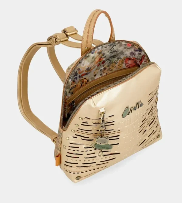 Anekke Mochila Dorada Nature Pachamama | Mochilas Y Sacos