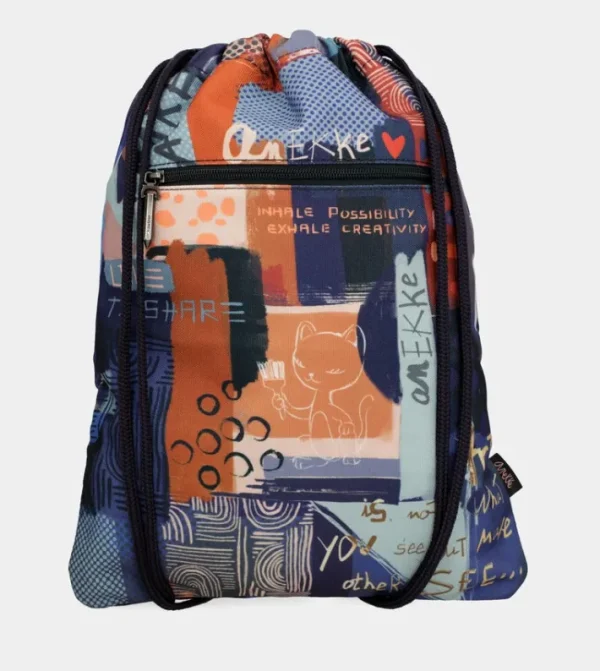 Anekke Mochila Saco De Tela Kyomu | Mochilas Y Sacos