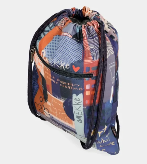 Anekke Mochila Saco De Tela Kyomu | Mochilas Y Sacos