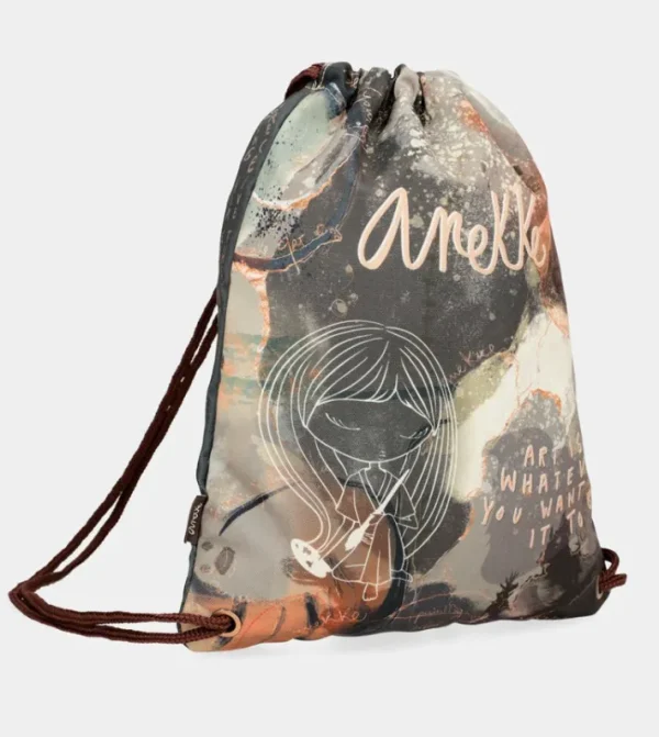 Anekke Mochila Saco De Tela Shoen | Mochilas Y Sacos