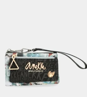 Anekke Monedero Billetero Con Asa De Mano Nature Woods | Carteras Y Monederos