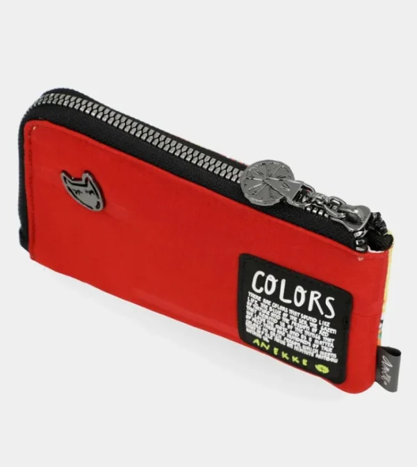 Anekke Monedero Portatodo Rojo Nature Colors | Carteras Y Monederos