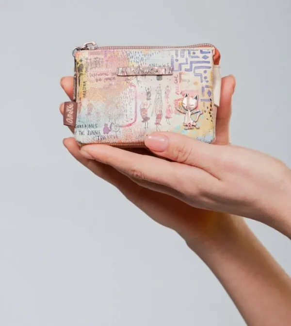 Anekke Monedero Triple Compartimento Tribe | Carteras Y Monederos