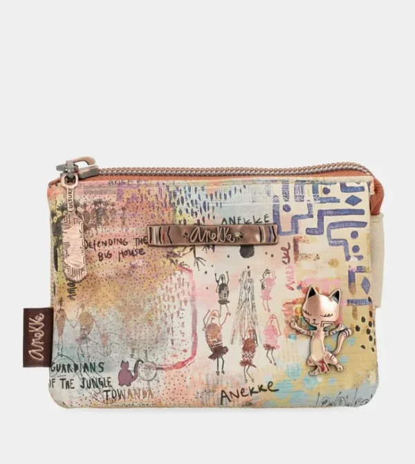 Anekke Monedero Triple Compartimento Tribe | Carteras Y Monederos