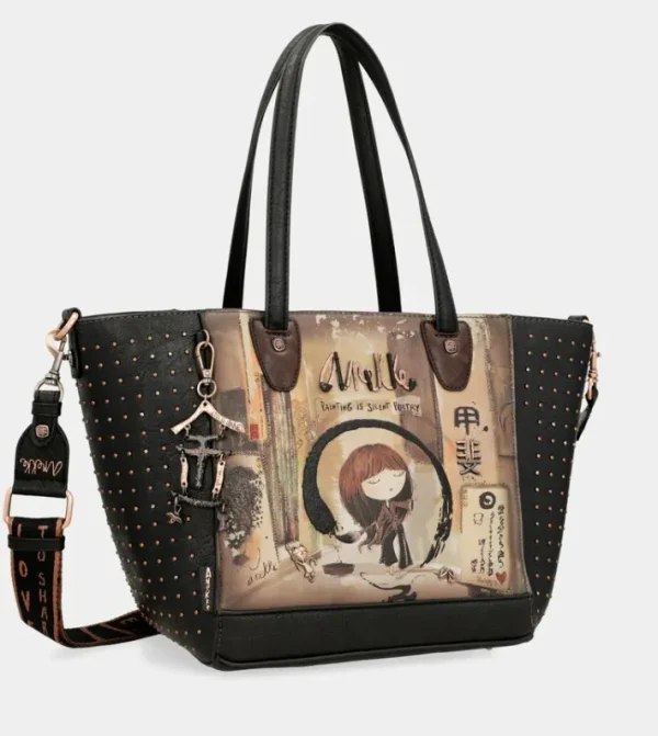 Anekke Shopper Grande Con Interior Extraible Shoen | Bolsos De Mano