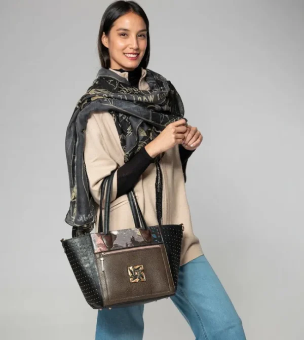 Anekke Shopper Grande Con Interior Extraible Shoen | Bolsos De Mano