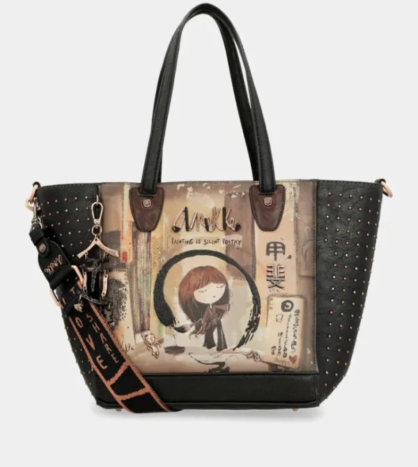 Anekke Shopper Grande Con Interior Extraible Shoen | Bolsos De Mano