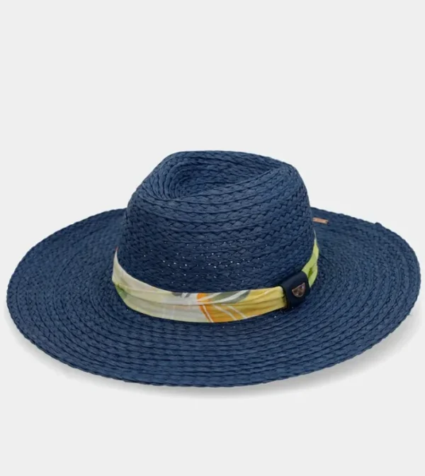 Anekke Sombrero Rafia Azul Marino | Gorros Y Sombreros