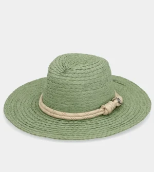 Anekke Sombrero Rafia Verde | Gorros Y Sombreros