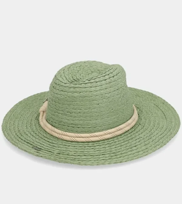 Anekke Sombrero Rafia Verde | Gorros Y Sombreros