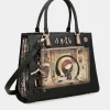 Anekke Tote Negro Con Bandolera Shoen | Bolsos De Mano
