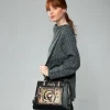 Anekke Tote Negro Con Bandolera Shoen | Bolsos De Mano