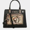 Anekke Tote Negro Con Bandolera Shoen | Bolsos De Mano