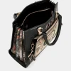 Anekke Tote Negro Con Bandolera Shoen | Bolsos De Mano