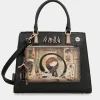 Anekke Tote Negro Con Bandolera Shoen | Bolsos De Mano
