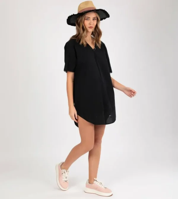 Anekke Vestido Corto Negro | Vestidos